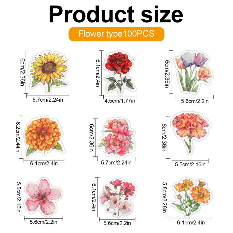 100 Pcs Laptop Stickers, Waterproof Vinyl Sparkly Aesthetic Stickers for