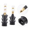 KICHOUSE 5pcs Optical Audio Connector Adapter Jack to Spdif Digital