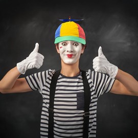 Vaulted Skulls & Co Propeller Hat | Rainbow Baseball Cap | Nerd Hat | Propellar Cap | Adjustable | Multicolor | One Size Fits All