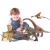 Jaysompro 5 PCS 8-15” Jumbo Dinosaur Set -Realistic Looking Dinosaur