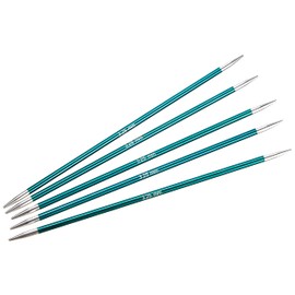 Knit Pro KP47006 Zing: Double Ended Knitting Pins: 15cm x 3.25mm, Green