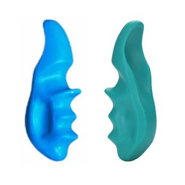 LeTradeJP Back Massage Tool 2 Pieces Gar Portable Multi-Function Tool for Ma Acupressure Thumb Protector Manual Trigger Point Press Stick for Deep Tissue Massage Stress Relief