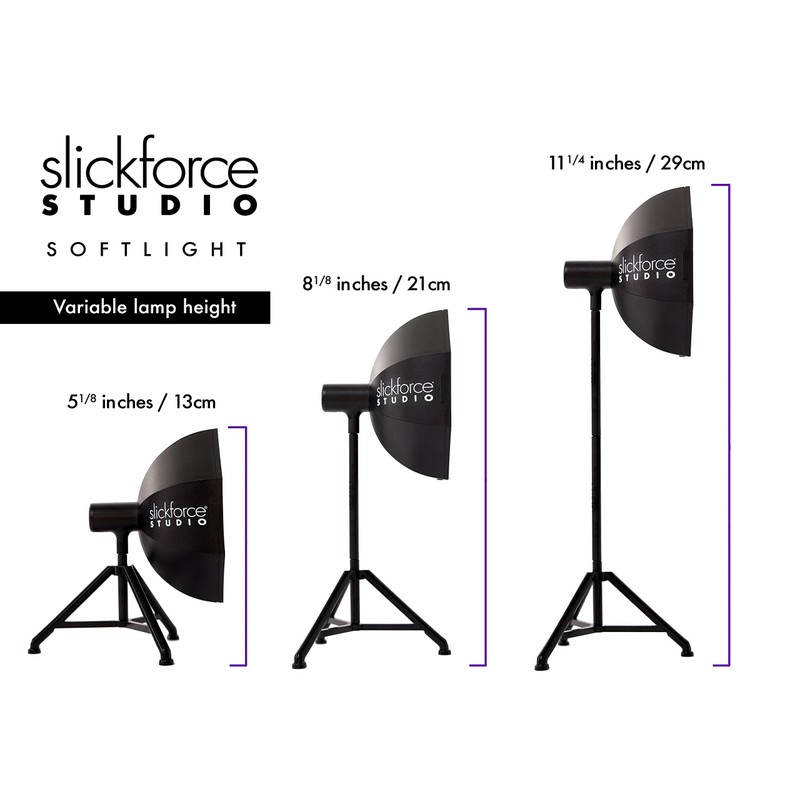 Slickforce Miniature 5W USB Softlight - Reflective Silver Umbrella with