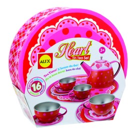 ALEX Toys Heart Tin Tea Set
