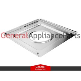 Fits Frigidaire Tappan Stove Range 9 1/4" Square Chrome Drip Pan Fits Frigidaire Tappan # 316011403