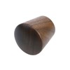Savagrow 6pcs Wood Cabinet Knobs Cone Shape Walnut Wood Drawer