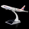 24-Hours The British Plum B777 Alloy Metal Model Aircraft Child
