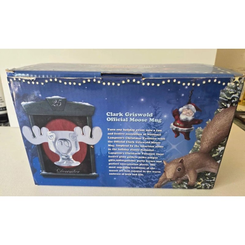 National Lampoon's Christmas Vacation Moose Reindeer Head Glass Mug Cup