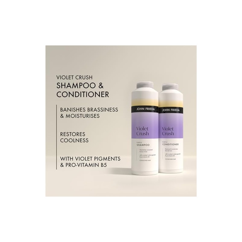 John Frieda Violet Crush Shampoo & Conditioner 500ml x2 |