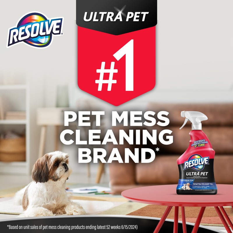 Resolve Ultra Pet Odor and Stain Remover Spray – Carpet