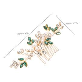 FOMIYES Rhinestone Wedding Hair Comb for Women Versatile Decorative Hairpiece for Elegant Hairstyles Lightweight Artisan Quality for Special Moments