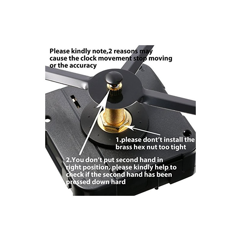 WILLBOND Long Shaft High Torque Clock Movement Clock Motor with