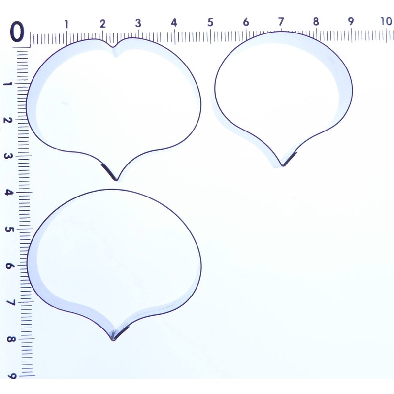 Valley Cutter Company Pansy Cookie Cutter Set - 3 Stainless