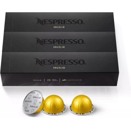 Nespresso Capsules Vertuo Dark Roast Coffee, 30-Count Coffee Pods, Brews 7.8oz - Solelio - size - 10 Count (Pack of 3)