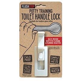 The Original Toilet Handle Lock (1-Pack) Most Trusted Toilet Handle Lock in The World. Stops Flushing. Simple Install