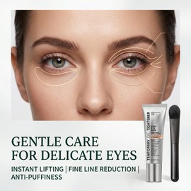 Studio Dermal Eye Tightener, Instant Eye Lifting Peptide Eyes Tightener Cream, Smooth Firming Primer for Puffiness Sagging & Fine Lines, Anti-Ageing Eyes Care for Daily Use
