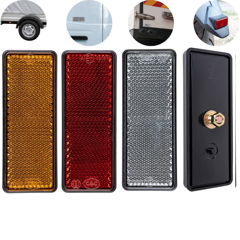 8 Pack Orange White and Red 88 x 35 x