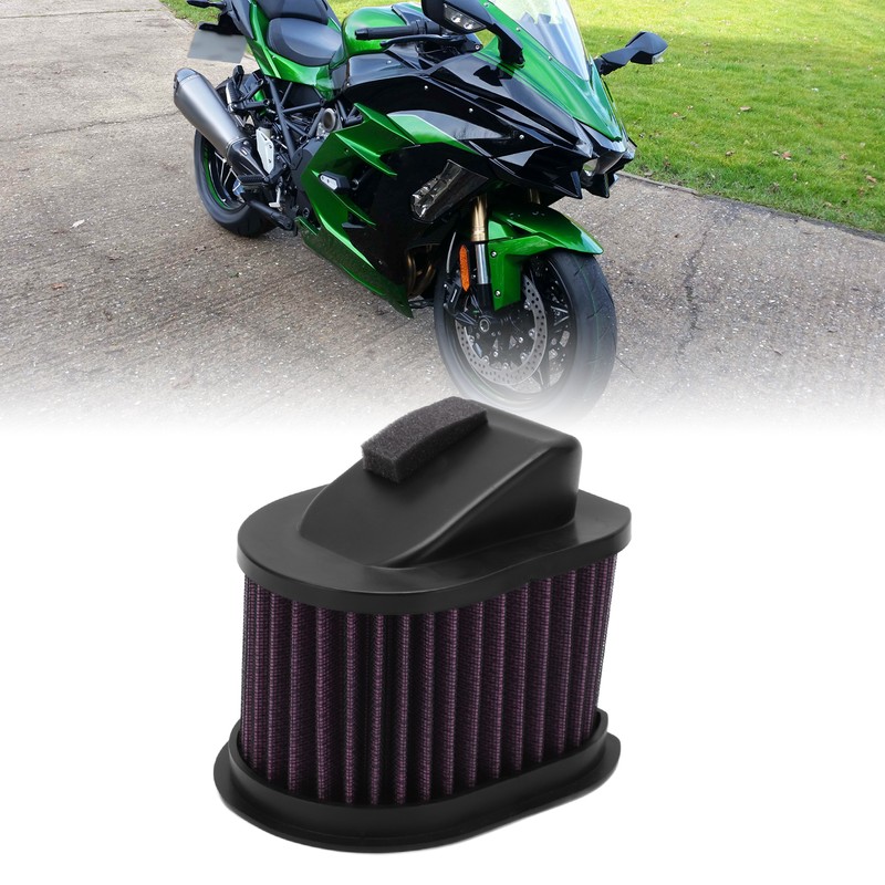 Motorcycle Air Filter High Flow Washable Reusable Wearproof Replacement for