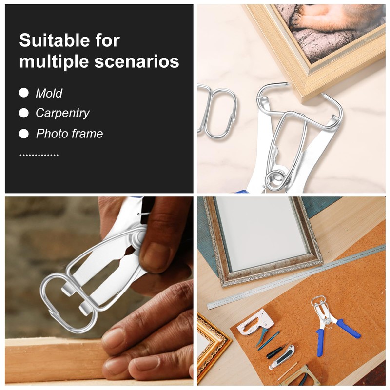 Miter Spring Clamp Kit Stainless Steel Miter Clamp with Spring