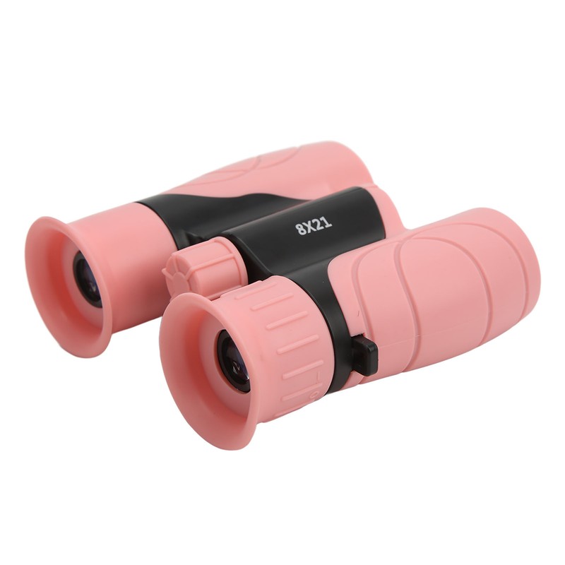 Kids Binoculars 8X Magnification Natural Rubber Glass Optical Lenses Durable