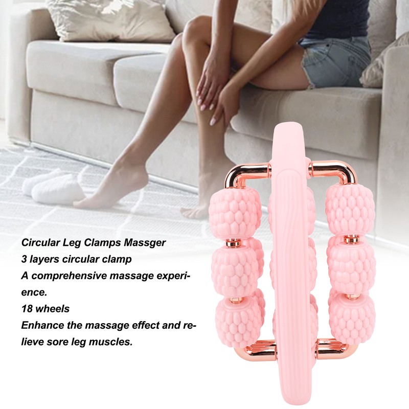Circular Leg Clamps Massger Multipurpose Muscular Relaxation Three Layers Handheld
