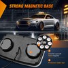 Nilight 2PCS 12 Inch Roof Top Strobe Lights 48LED Hazard