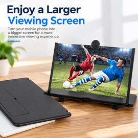 Phone Screen Magnifier for Movie Watching – HD Enlarged Viewing Experience for Home, Travel and Everyday Entertainment