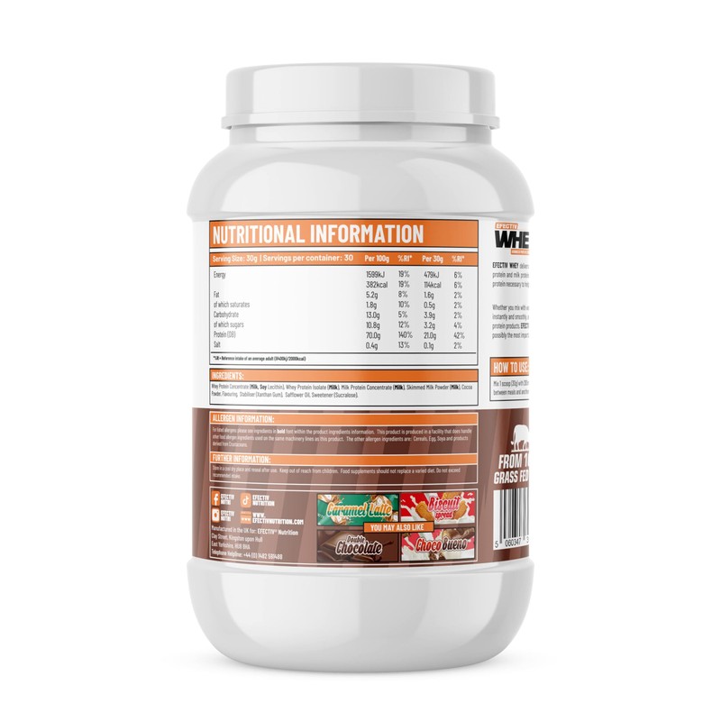EFECTIV Whey Protein 900g (Peanut Butter Cups)