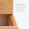 Navaris Bamboo Storage Box Set of 2 - 2 x