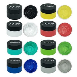 JAJADO 8 Colors Chalk Paste Paint Set, Fabric Silk Screen Printing Stencils Paste for Painting on Wood, Chalkboard, Home Decor Transfers Chalk Art Paste Supplies, Transfer Chalk Paste