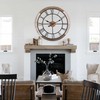 Oakrain Wall Clock for Living Room Decor, 27.5'' Big Clock