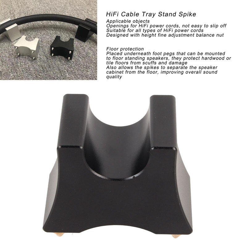 HiFi Cable Stand Spike Shock Absorbing Aluminum Alloy HiFi Speaker