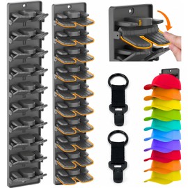 Lunarthos 2 Pack Hat Organizer for Baseball Caps & Travel Hat Clips
