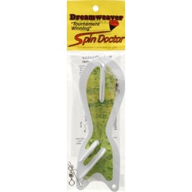 Dreamweaver Lures Spin Doctor Flasher, White Blank/Mountain Dew Crush Glow