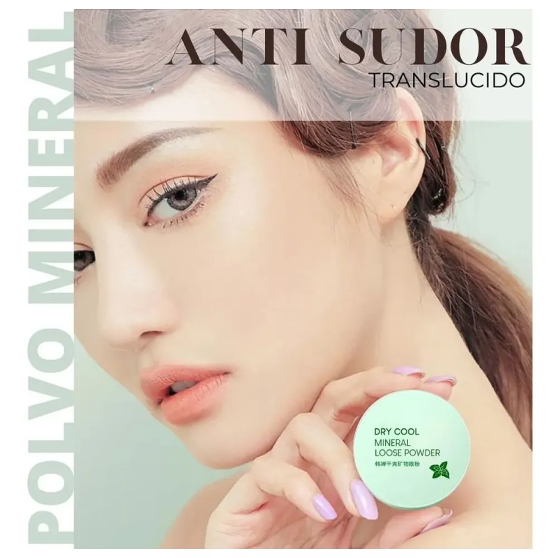 Polvo Mineral No Sebum Control Aceite Maquillaje Rorec Full