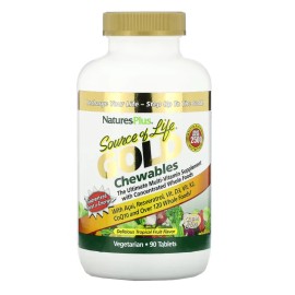 Nature's Plus NaturesPlus Source of Life Gold Chewables - 90 Vegetarian Tablets - Tropical