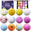 RoseFlower Badebomben-Geschenkset, einschließlich 12 Planeten-Badebomben, handgefertigt mit natürlichen und organischen