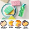 18 Pcs Kitchen Sponges Washing Up Sponges, Cellulose Sponges, Natural