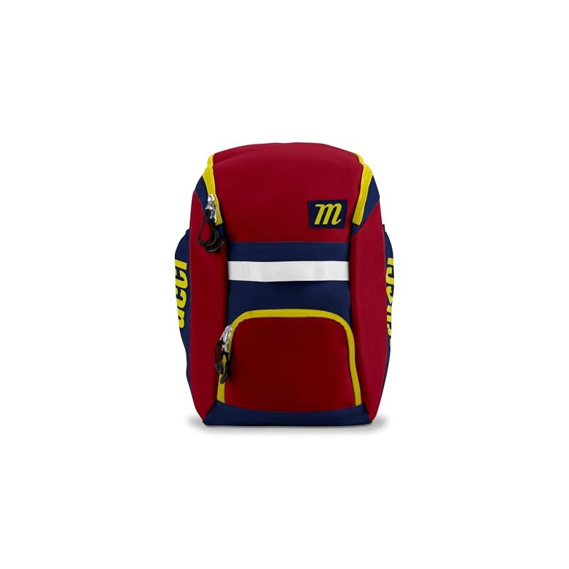 MARUCCI FOXTROT T BALL BAT PACK, RED/NAVY BLUE