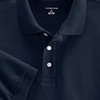 Lands' End Uniform Kids Short Sleeve Interlock Polo Classic Navy