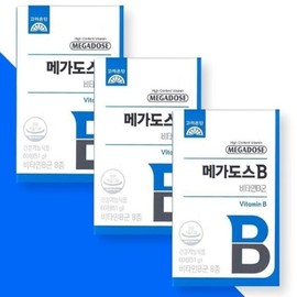 Korea Eundan Megadose B Vitamin B Complex 60 tablets x 3 / 고려은단 메가도스B 비타민B군 컴플렉스 60정 x 3개