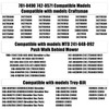 Shredder Chipper Blade Kit 781-0490 742-0571 for Craftsman Troy-Bilt MTD