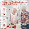 Bravace 4 Pack Adult Bibs for Women Washable Reusable Waterproof