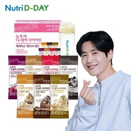Nutri-D-Day 뉴트리디데이 아이스크림맛 다이어트 쉐이크 해피믹스 14포+쉐이크컵 NutriDay Ice Cream Flavor Diet Shake Happy Mix 14 Packs + Shake Cup