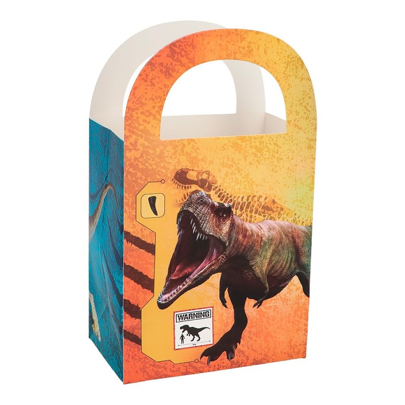 Boland 4 Partytüten - T-Rex - ca. 15,5 x 13