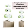 2pcs Tissue Box Cover, Modern PU Leather Rectangular Tissue Box
