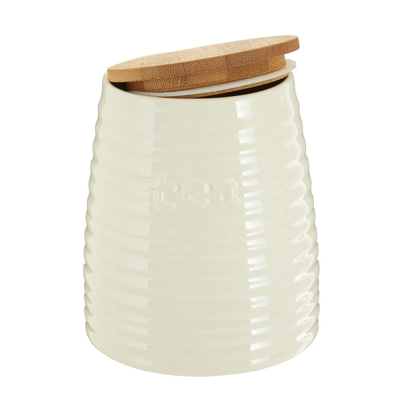 Premier Housewares Winnie Tea Canister - Cream