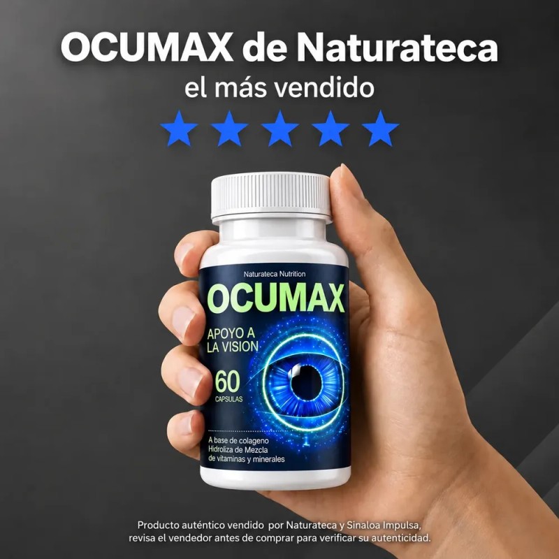 Ocumax 120 Cápsulas Luteina Zeaxantina Vitamina A Zinc