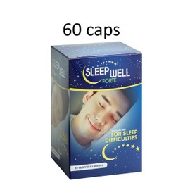 Sleep Well Forte 60 Caps-Overcome Sleep Difficulties  SLEEP BETTER
