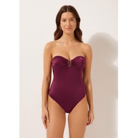 CALZEDONIA Woman's One Piece Swimsuit Timeless Diva in Bordeaux, Size S